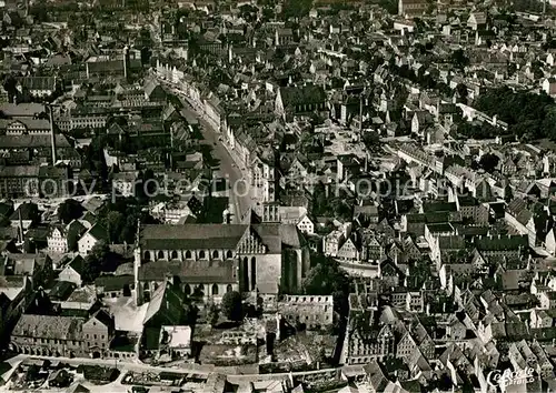 AK / Ansichtskarte Augsburg Maximilianstrasse Friedrichskirche Fliegeraufnahme Augsburg