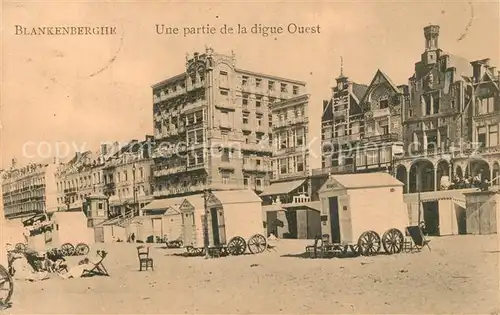 AK / Ansichtskarte Blankenberghe Une partie de la digue Ouest Blankenberghe