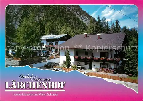 AK / Ansichtskarte Maurach_Achensee Gasthof Restaurant Laerchenhof Maurach Achensee