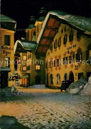 AK / Ansichtskarte St_Johann_Tirol Gasthof Post Gasthof Baeren St_Johann_Tirol