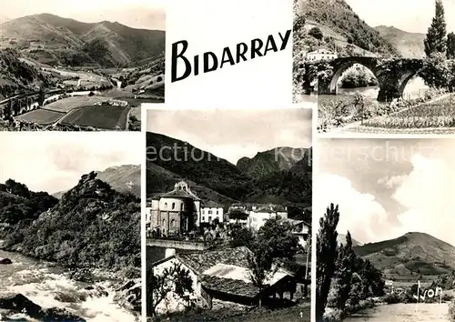 AK / Ansichtskarte Bidarray Village Haut Vallee de la Nive Pont Romain Le Rocher de lAigle La Nive Bidarray