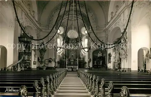 AK / Ansichtskarte Kollnau Kirche Innenansicht Kollnau