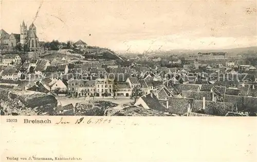 AK / Ansichtskarte Breisach_Rhein Panorama Muensterberg Breisach Rhein