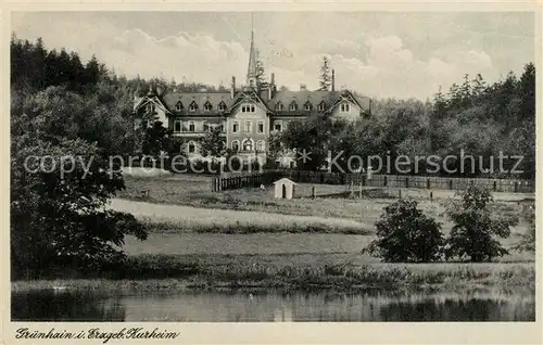 AK / Ansichtskarte Gruenhain_Erzgebirge Kurheim Gruenhain Erzgebirge