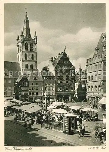 AK / Ansichtskarte Trier Hauptmarkt Trier