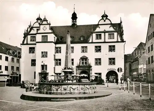 AK / Ansichtskarte Darmstadt Rathaus Marktbrunnen Darmstadt