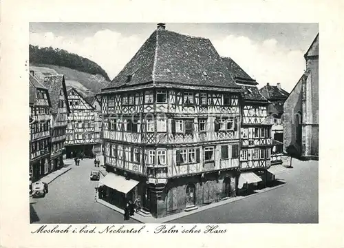 AK / Ansichtskarte Mosbach_Baden Palmsches Haus  Mosbach_Baden