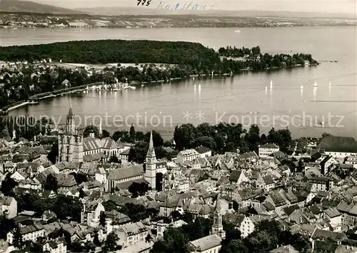 AK / Ansichtskarte Konstanz_Bodensee Fliegeraufnahme Konstanz_Bodensee