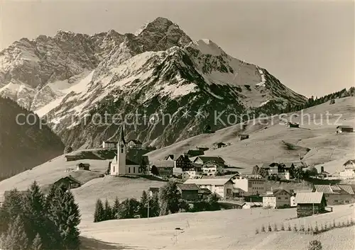 AK / Ansichtskarte Mittelberg_Kleinwalsertal Hirschegg Widderstein Mittelberg_Kleinwalsertal