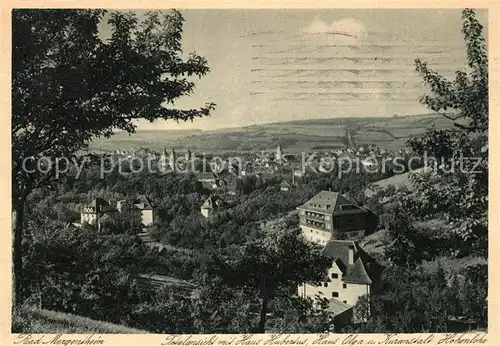 AK / Ansichtskarte Bad_Mergentheim Haus Hubertus Olga  Bad_Mergentheim