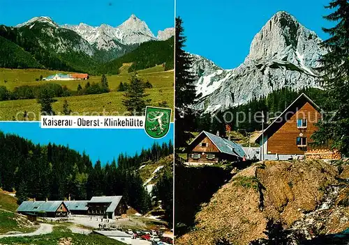 AK / Ansichtskarte Kaiserau_Admont Oberst Klinkehuette mit Alpenschloessl Kaiserau Admont