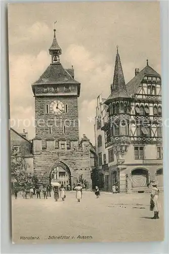 AK / Ansichtskarte Konstanz_Bodensee Schnetztor Konstanz_Bodensee