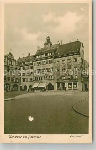 AK / Ansichtskarte Konstanz_Bodensee Obermarkt Konstanz_Bodensee