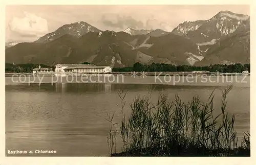 AK / Ansichtskarte Bernau_Chiemsee Rasthaus am Chiemsee Bernau Chiemsee