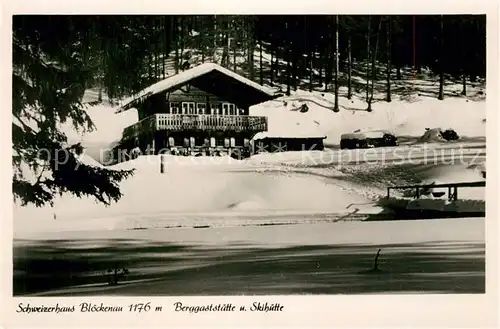 AK / Ansichtskarte Bleckenau Schweizerhaus Bloeckenau  Bleckenau