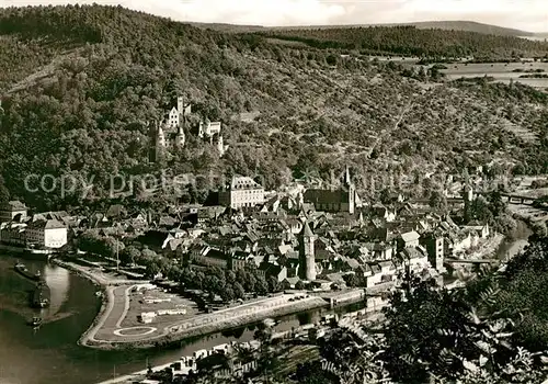 AK / Ansichtskarte Wertheim_Main Taubermuendung  Wertheim Main