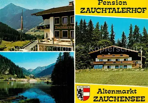 AK / Ansichtskarte Altenmarkt_Pongau Pension Zauchtalerhof Panorama Altenmarkt Pongau