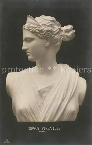 AK / Ansichtskarte Skulpturen Diana Versailles Paris  Skulpturen