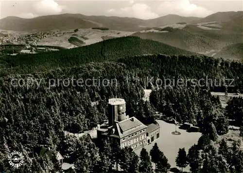 AK / Ansichtskarte Astenturm_Hochsauerland Fliegeraufnahme mit Winterberg  Astenturm_Hochsauerland