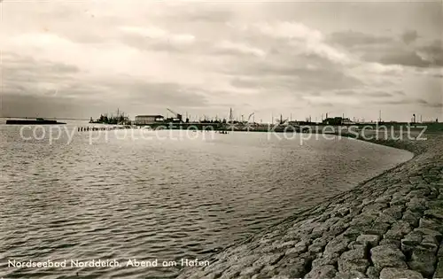 AK / Ansichtskarte Norddeich_Ostfriesland Hafen Norddeich_Ostfriesland