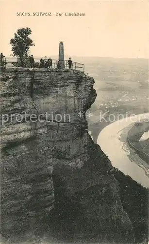 AK / Ansichtskarte Lilienstein  Lilienstein