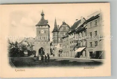 AK / Ansichtskarte Konstanz_Bodensee Schnetztor Konstanz_Bodensee