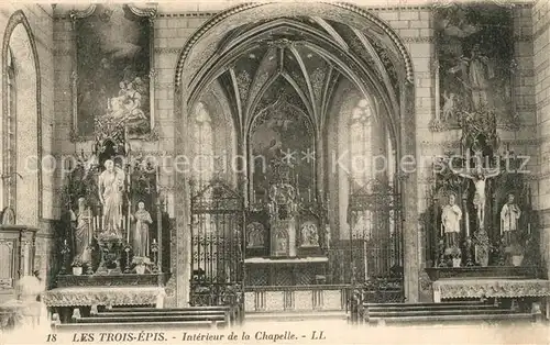 AK / Ansichtskarte Trois Epis_Drei aehren Interieur de la Chapelle Trois Epis Drei aehren