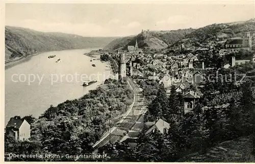 AK / Ansichtskarte Oberwesel_Rhein  Oberwesel Rhein