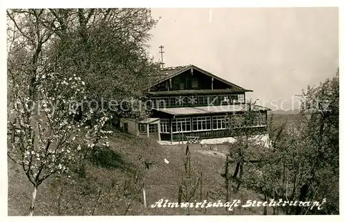 AK / Ansichtskarte Grassau_Chiemgau Almwirtschaft Strehtrumpf Grassau Chiemgau