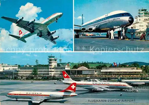 AK / Ansichtskarte Swissair Flughafen Zuerich Kloten  Swissair