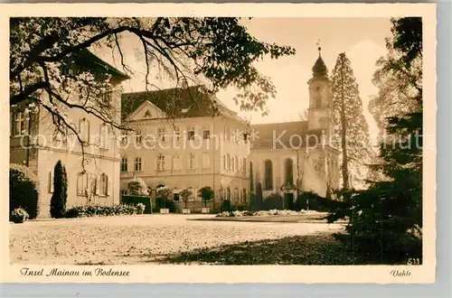 AK / Ansichtskarte Insel_Mainau Schloss Kirche Park Insel Mainau