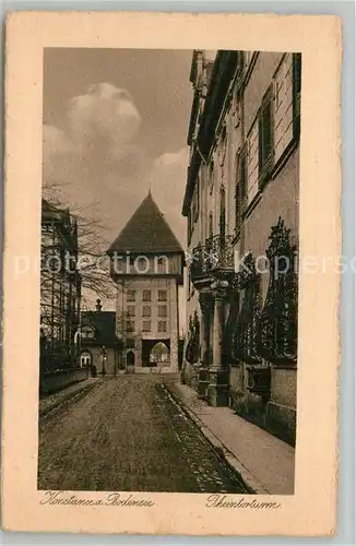 AK / Ansichtskarte Konstanz_Bodensee Rheintorturm Konstanz_Bodensee