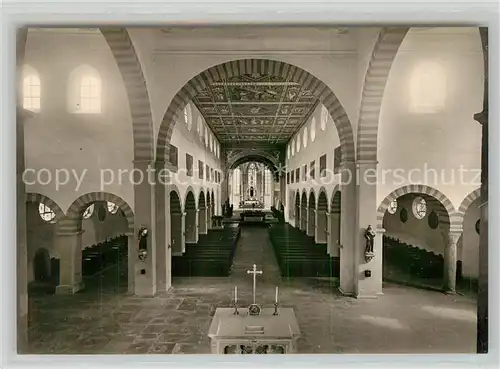 AK / Ansichtskarte Insel_Reichenau Muenster Markuschor Langhaus Blick aus der Kaiserloge Insel Reichenau