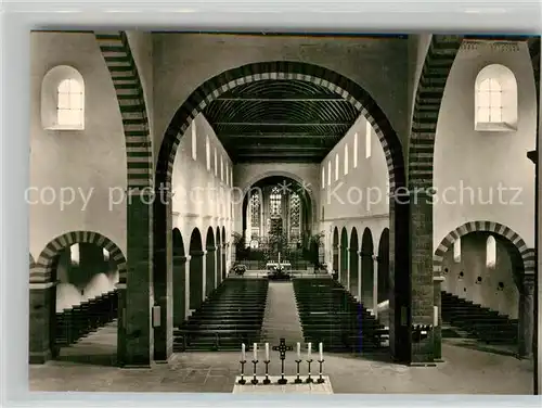 AK / Ansichtskarte Insel_Reichenau Muenster Markuschor Landhaus 10. Jhdt. Blick aus der Kaiserloge Insel Reichenau