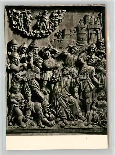 AK / Ansichtskarte Insel_Reichenau Muenster Holzrelief von Ulrich Gloeckler 16. Jhdt. Insel Reichenau