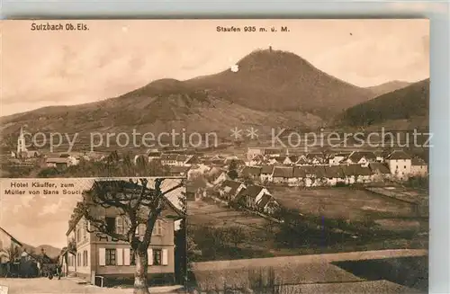 AK / Ansichtskarte Sulzbach_Haut Rhin Panorama Blick zum Staufen Hotel Kaeuffer Sulzbach Haut Rhin