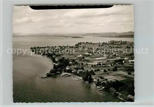 AK / Ansichtskarte Insel_Reichenau Fliegeraufnahme Insel Reichenau