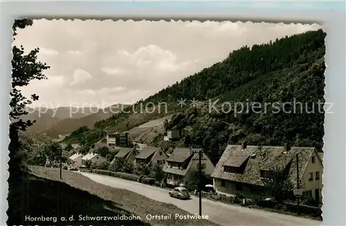 AK / Ansichtskarte Hornberg_Schwarzwald Ortsteil Postwiese Hornberg Schwarzwald