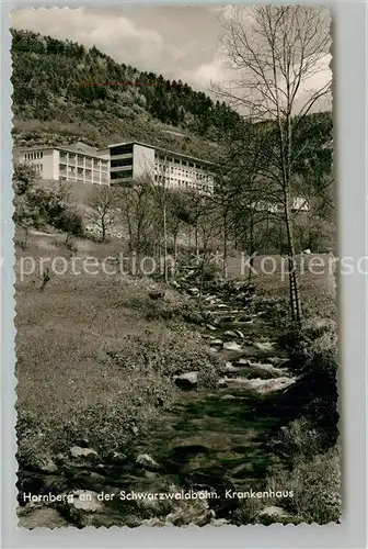 AK / Ansichtskarte Hornberg_Schwarzwald Krankenhaus Hornberg Schwarzwald