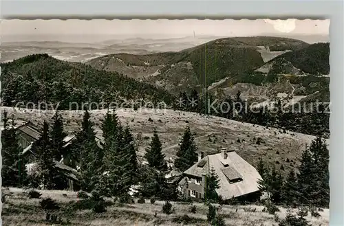 AK / Ansichtskarte Schonach_Schwarzwald Gasthaus zur Schwedenschanze Schonach Schwarzwald