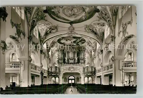 AK / Ansichtskarte Schonach_Schwarzwald Kirche Innenansicht Schonach Schwarzwald