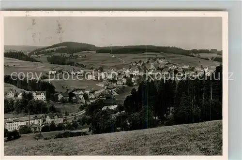 AK / Ansichtskarte Schonach_Schwarzwald Panorama Schonach Schwarzwald