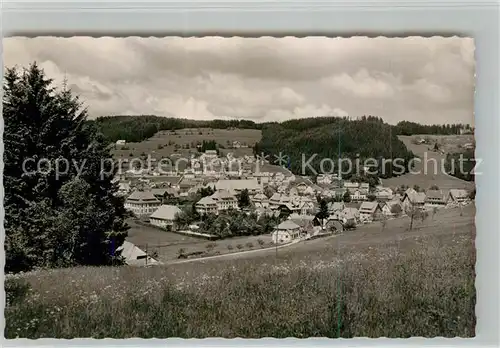 AK / Ansichtskarte Schonach_Schwarzwald Panorama Schonach Schwarzwald