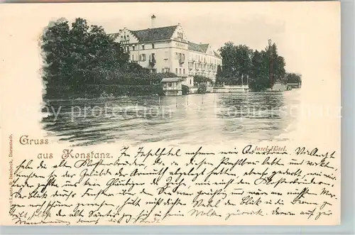 AK / Ansichtskarte Konstanz_Bodensee Insel Hotel Konstanz_Bodensee