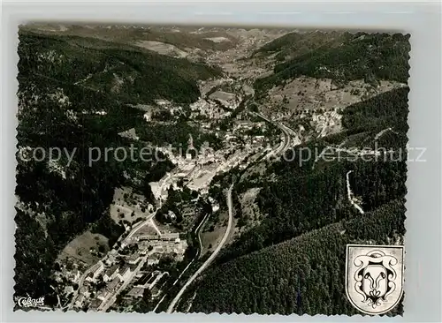 AK / Ansichtskarte Hornberg_Schwarzwald Fliegeraufnahme Hornberg Schwarzwald