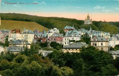 AK / Ansichtskarte Wiesbaden Partie an der Nerotal Wiesbaden