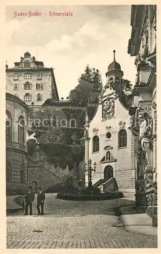 AK / Ansichtskarte Baden Baden Roemerplatz Baden Baden