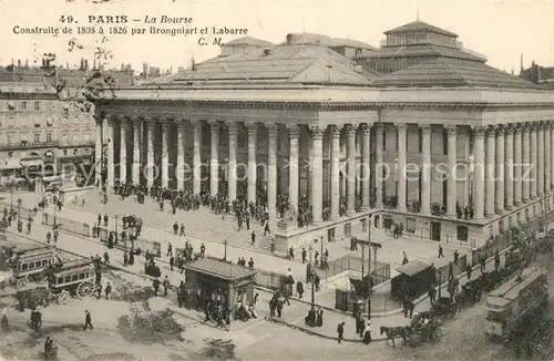 AK / Ansichtskarte Paris La Bourse  Paris