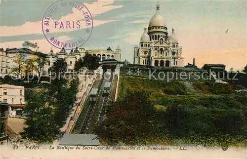 AK / Ansichtskarte Paris Basilique du Sacre Coeur Paris