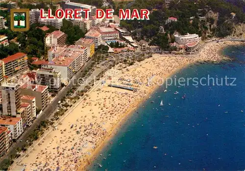 AK / Ansichtskarte Lloret_de_Mar Fliegeraufnahme Lloret_de_Mar